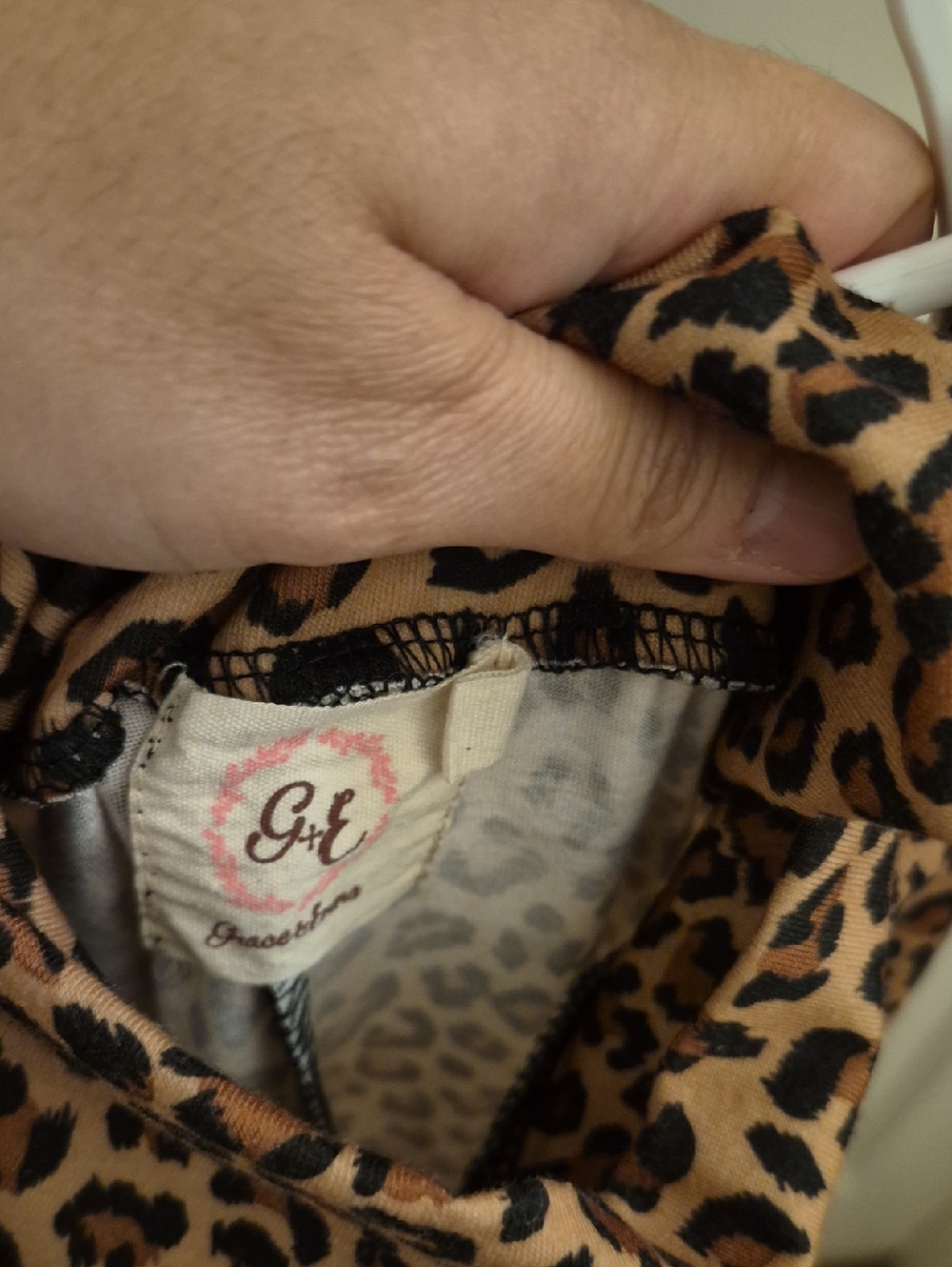 Leopard Print Flared Pants - Brown - Picture 5 of 8